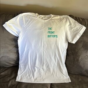 The Front Bottoms white shirt